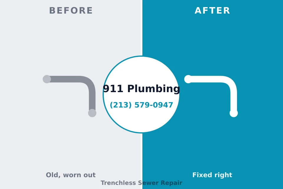 Before and after: plumbing company Murrells Inlet, SC